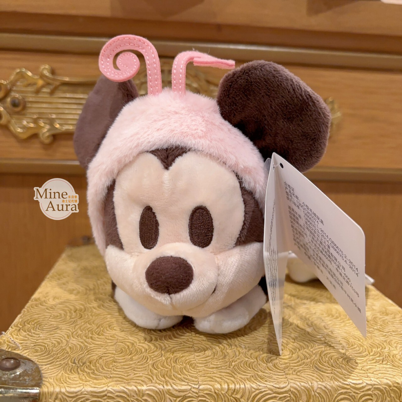 小蜜蜂 米奇 Mickey 翅膀可動設計 娃娃 玩偶 -上海迪士尼樂園