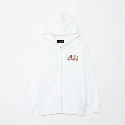 2026 Chiikawa Happy Valentine's Day Zip Hoodie (蝴蝶結款,9色)