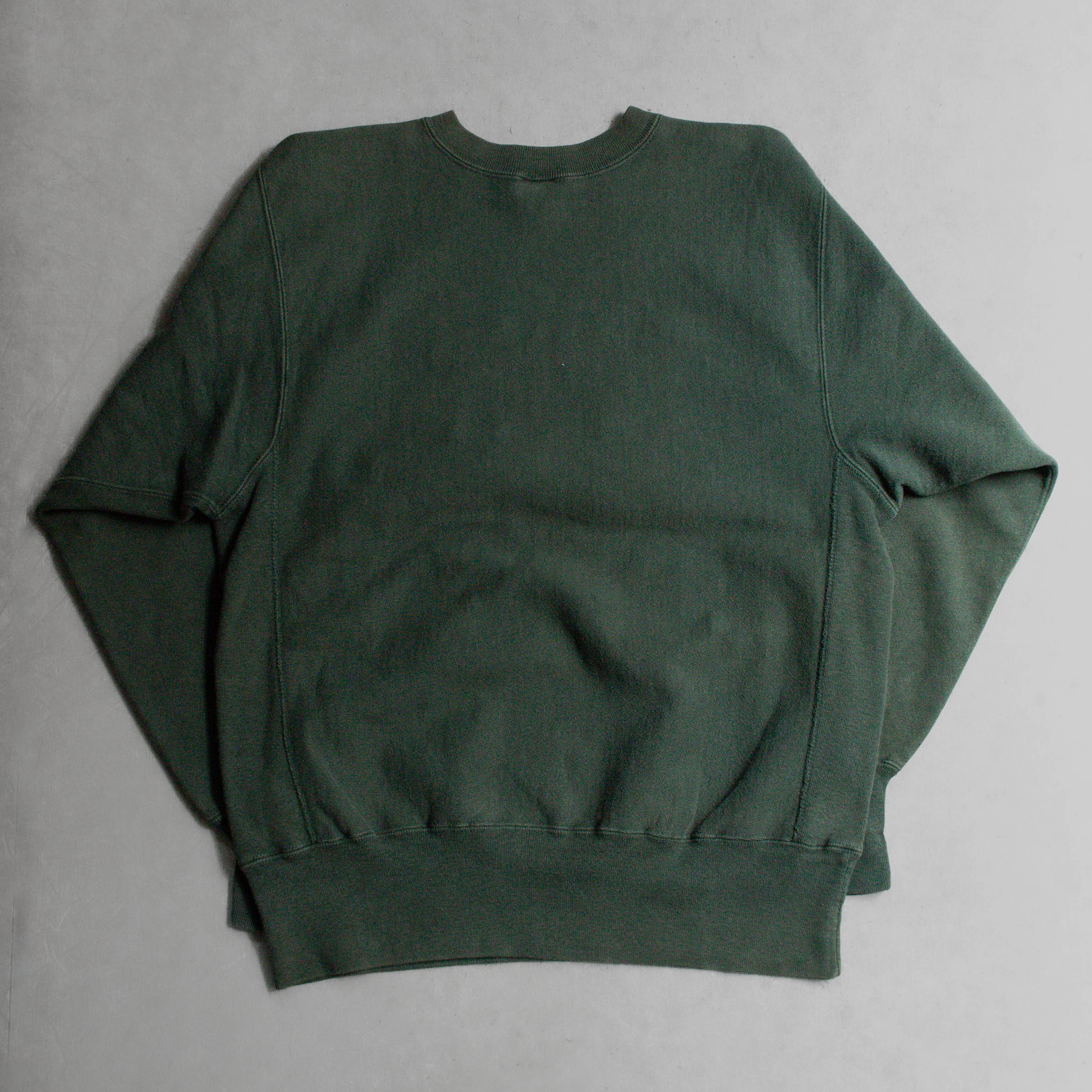 CHAMPION REVERSE WEAVE SWEATSHIRT 美國製 克拉克 綠色 刺繡 大學T