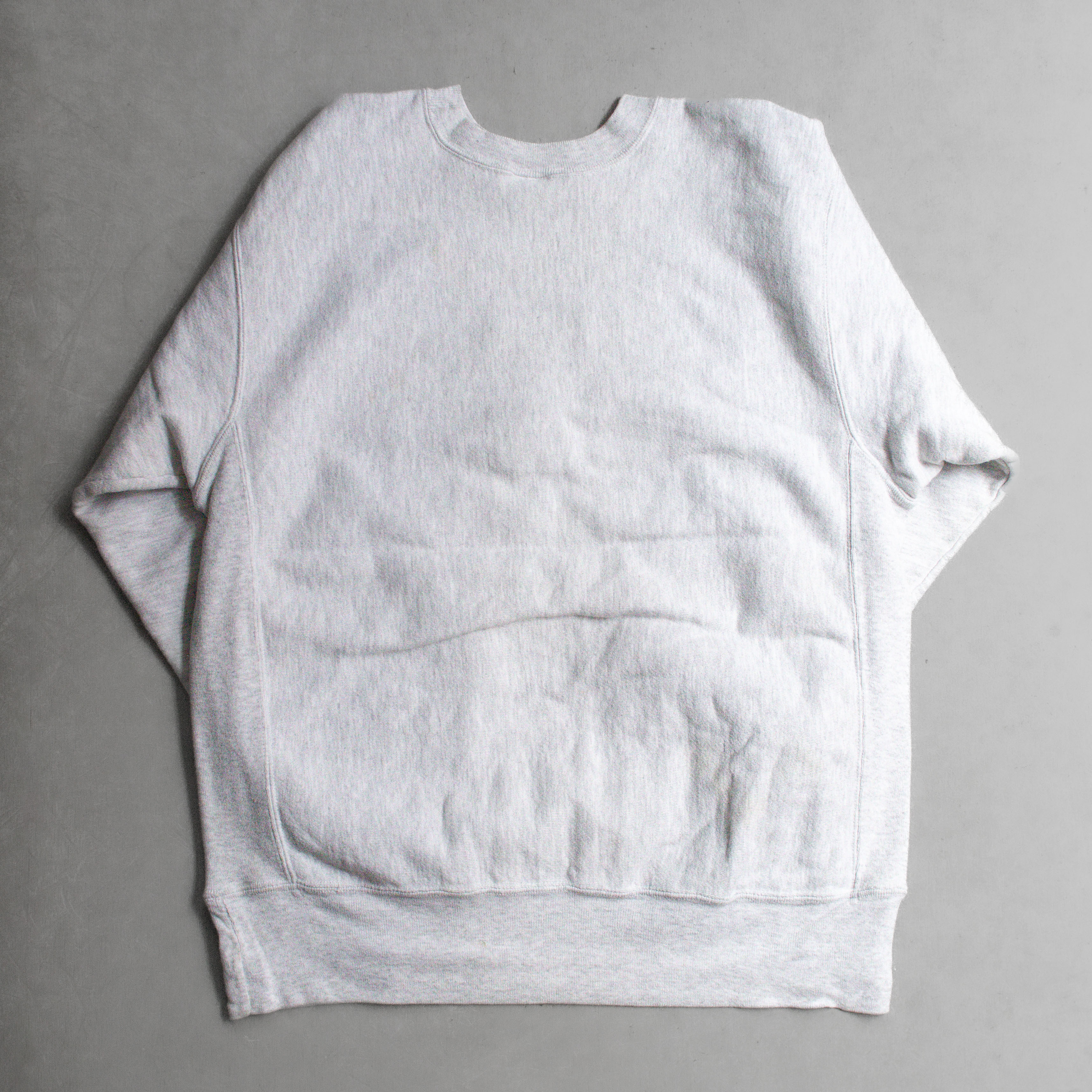 VINTAGE REVERSE WEAVE SWEATSHIRT 美國製 警察局 刺繡 灰色 大學T