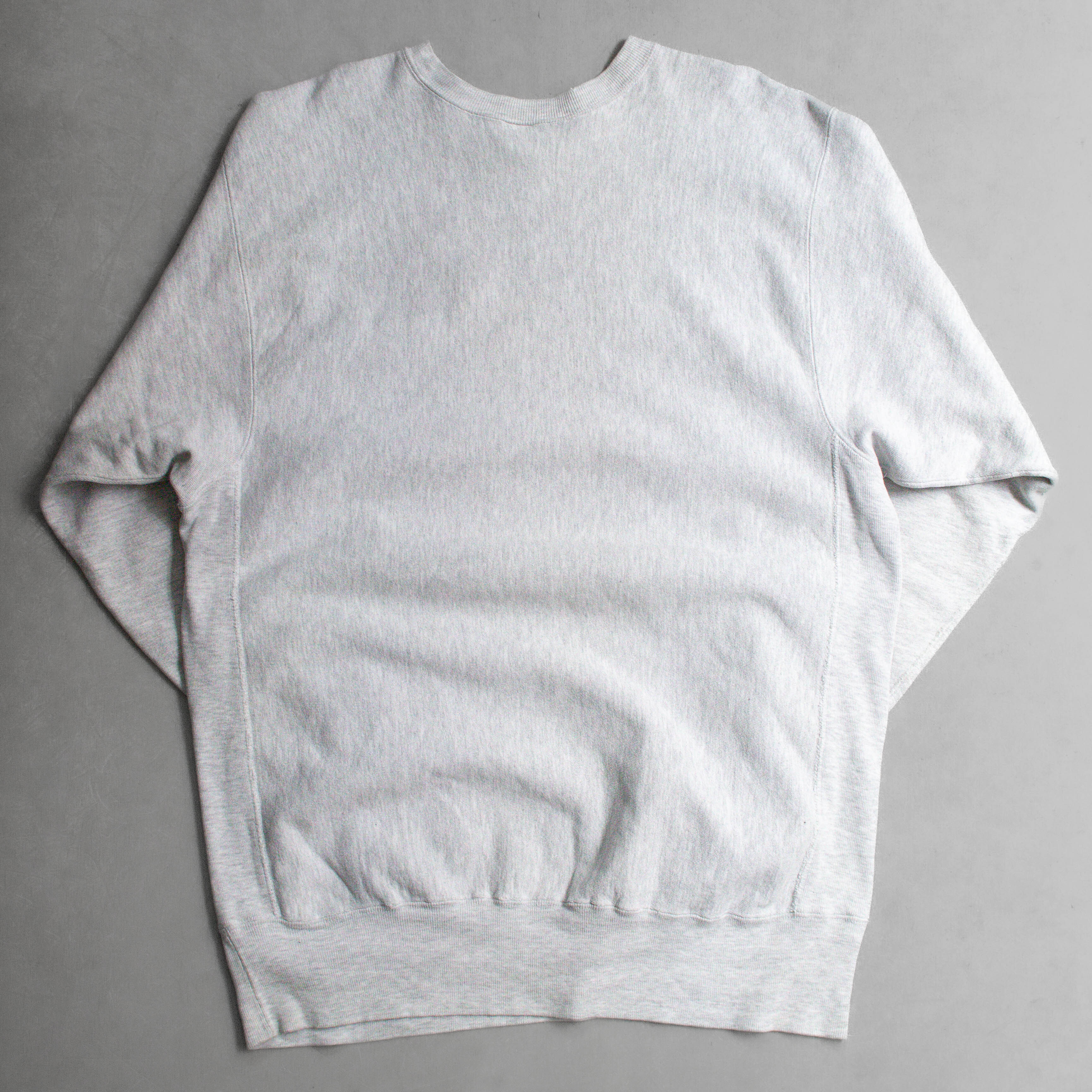 CHAMPION REVERSE WEAVE SWEATSHIRT 美國製 籃球 刺繡 灰色 大學T