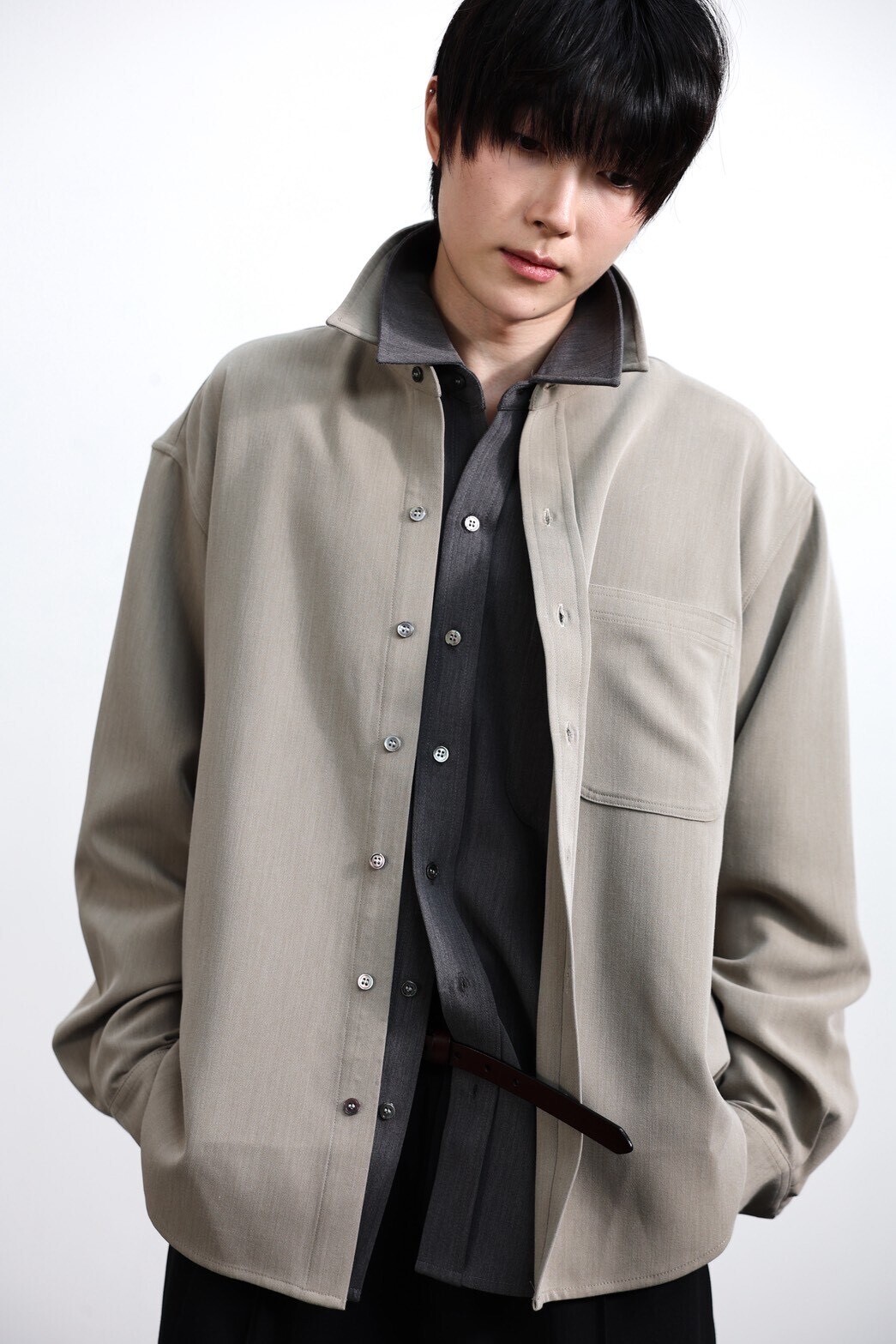 SYO Textured Button Shirt