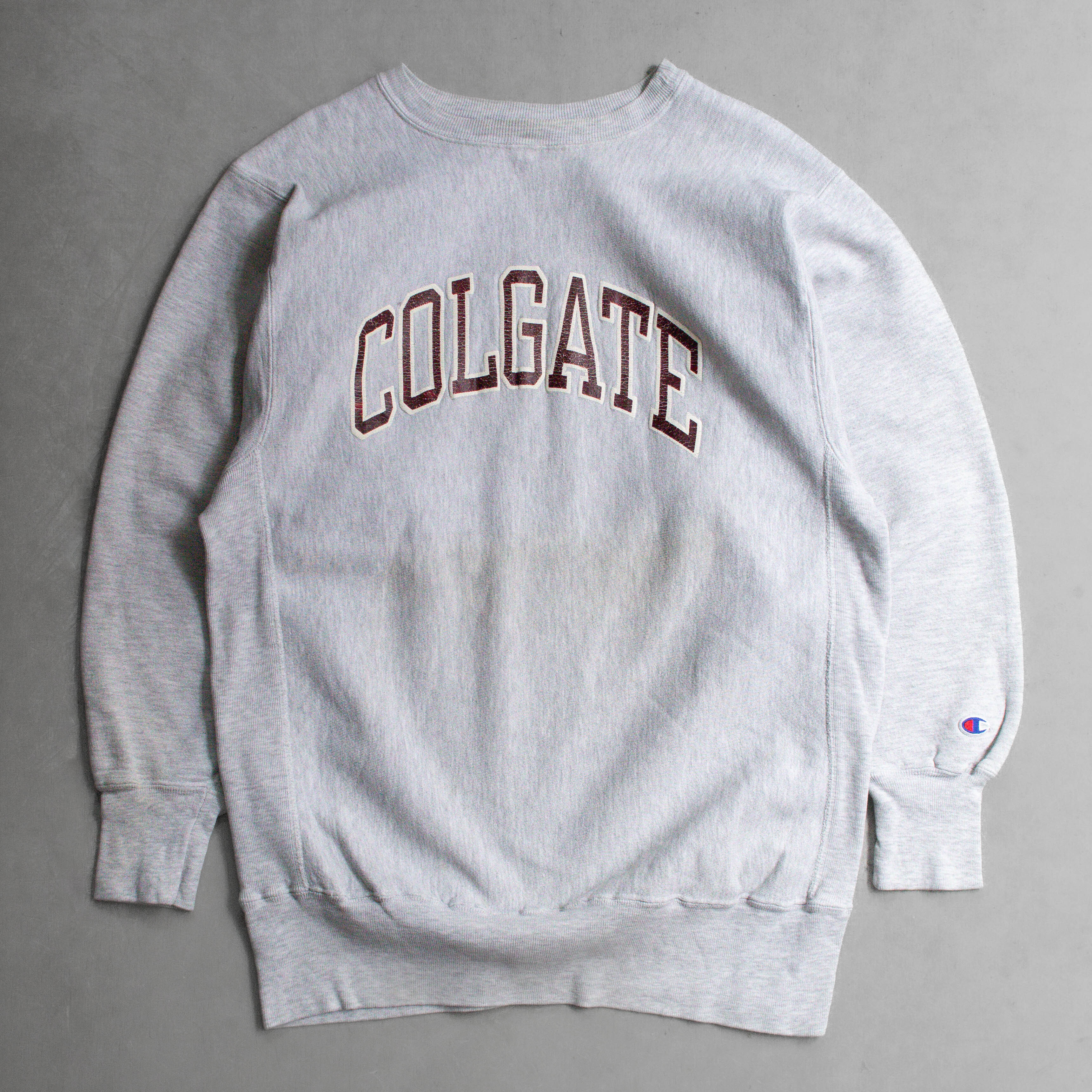 CHAMPION REVERSE WEAVE SWEATSHIRT 美國製 柯爾蓋 灰色 大學T XXL