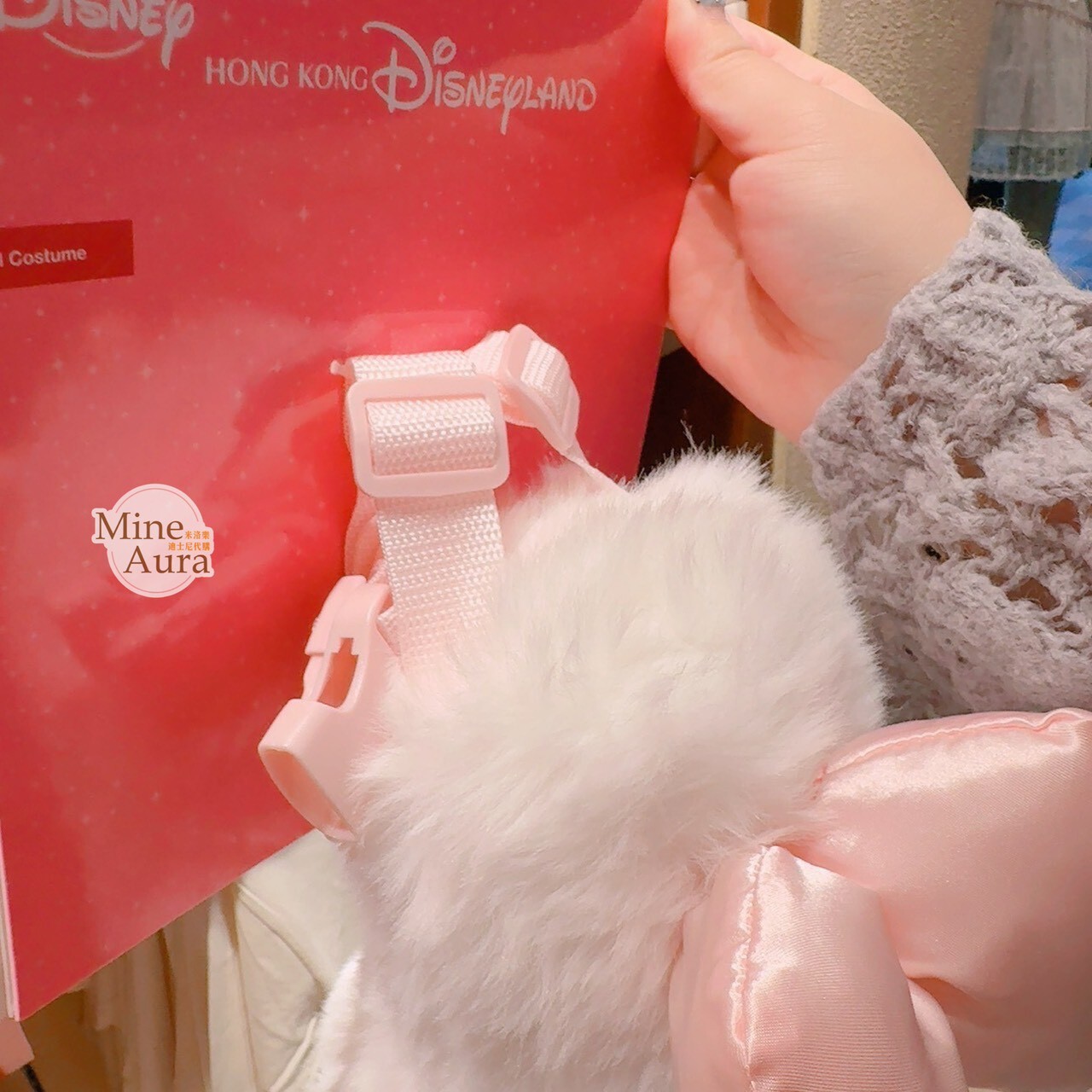 瑪莉貓 Marie 蝴蝶結 造型 穿戴式 絨毛 尾巴 貓兒歷險記 The Aristocats -香港迪士尼樂園