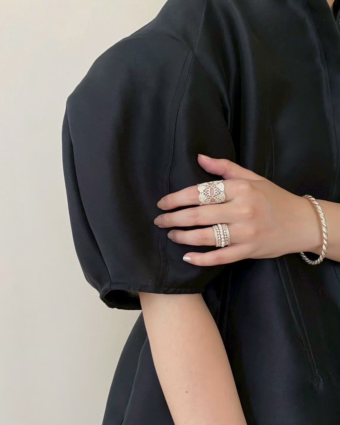 Moonlight Lace Ring (silver)｜FLAVOUR