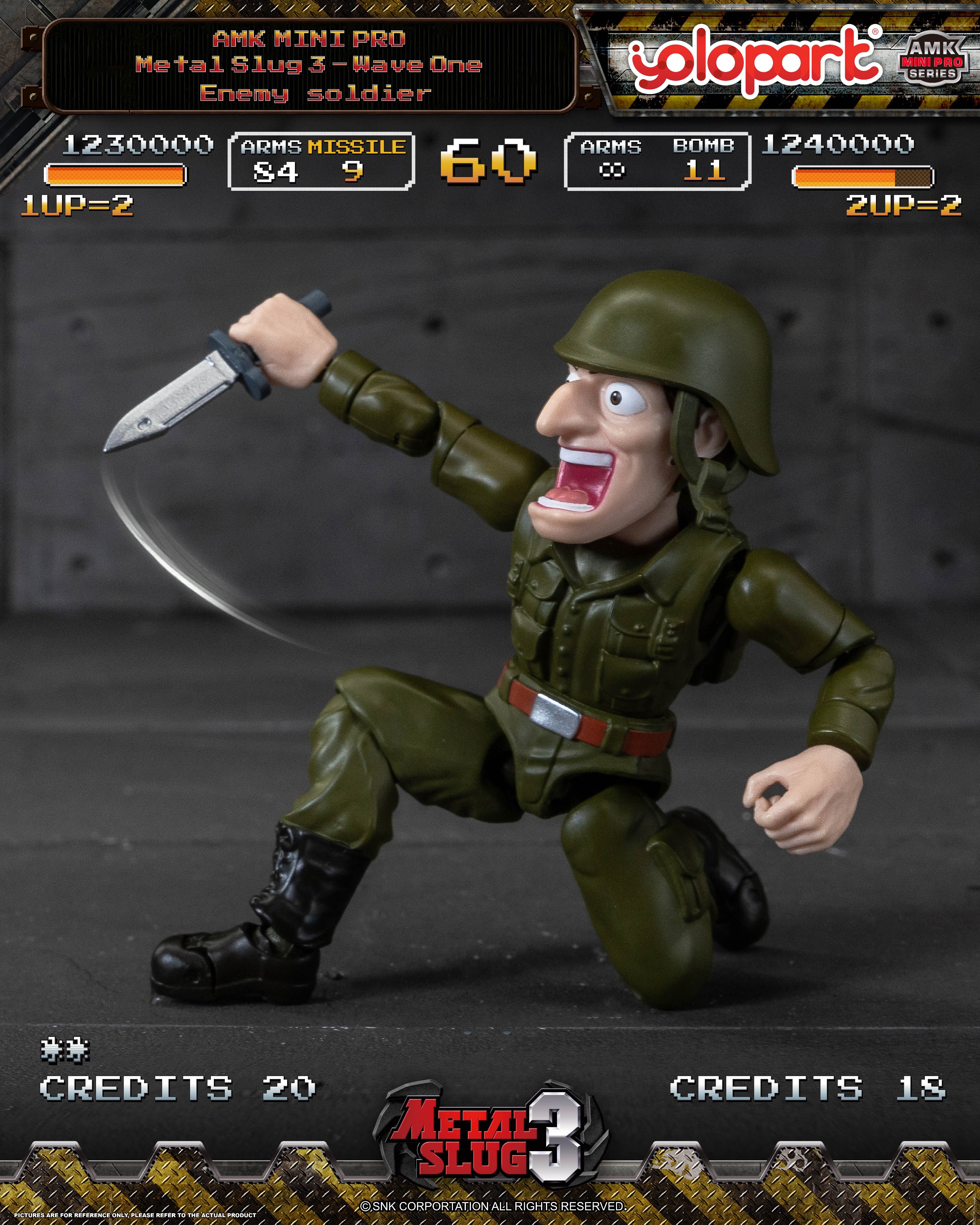 [訂金] Yolopark 越南大戰 合金彈頭 3 AMK MINI PRO 預組裝模型 (限量金幣特典版)