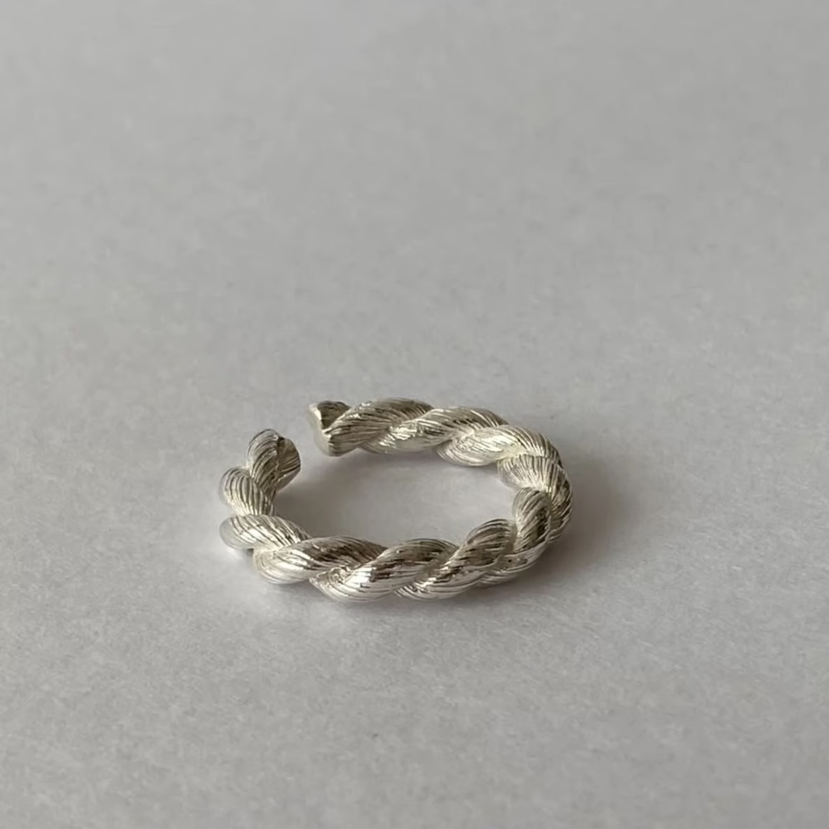 Lace Braid Ring (silver)｜FLAVOUR