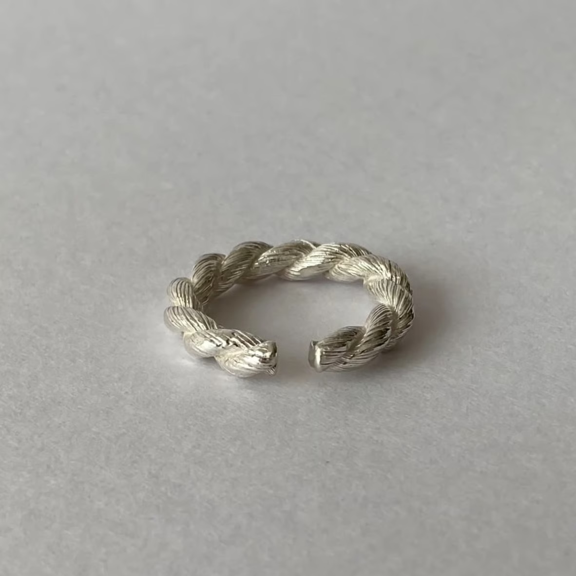 Lace Braid Ring (silver)｜FLAVOUR