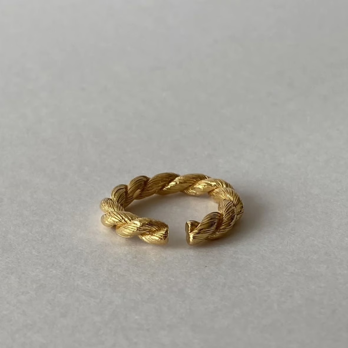 Lace Braid Ring (gold)｜FLAVOUR