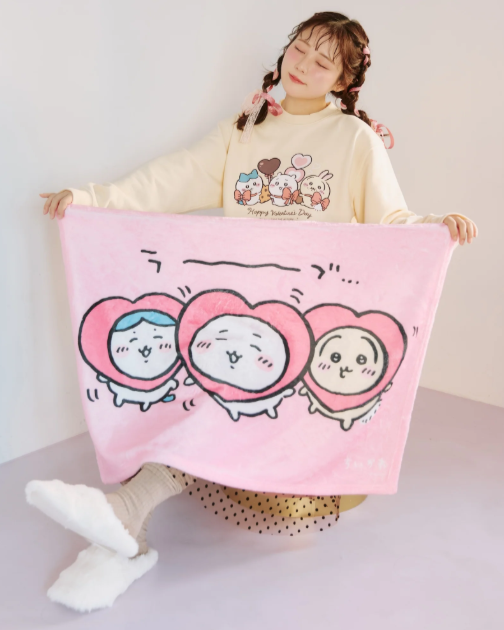2026 Chiikawa Love Blanket (心心款)