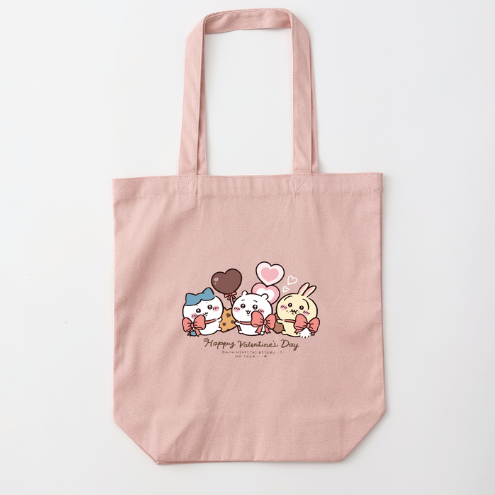 2026 Chiikawa Happy Valentine's Day Tote Bag, Medium Size (蝴蝶結款,6色)