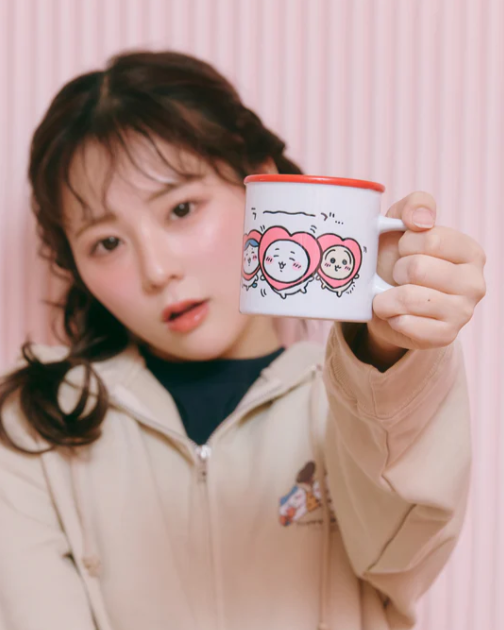 2026 Chiikawa Love... Round Lip Mug (心心款,3色)