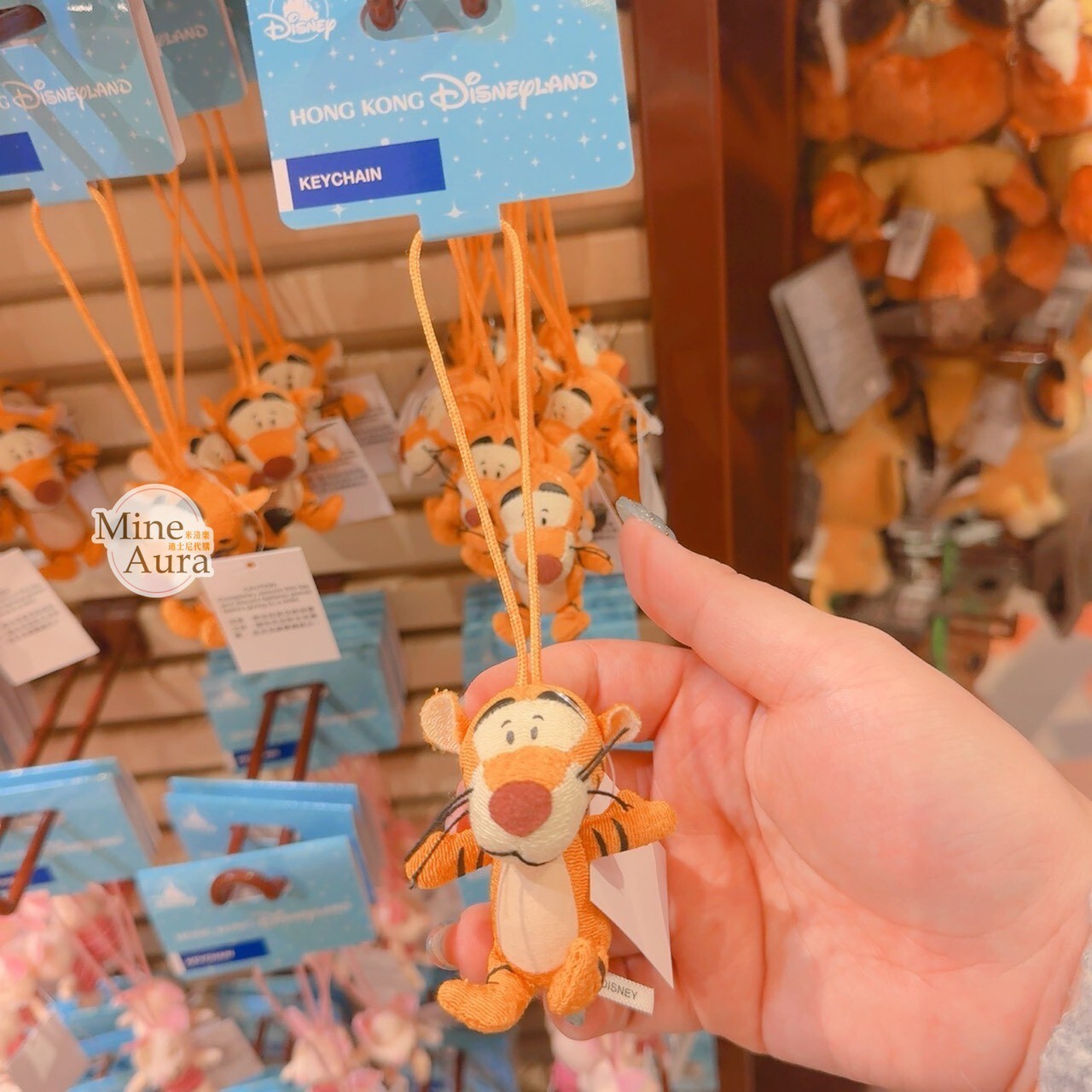 跳跳虎 Tigger 小玩偶 造型 鑰匙圈 吊飾 小熊維尼 Winnie the Pooh -香港迪士尼樂園
