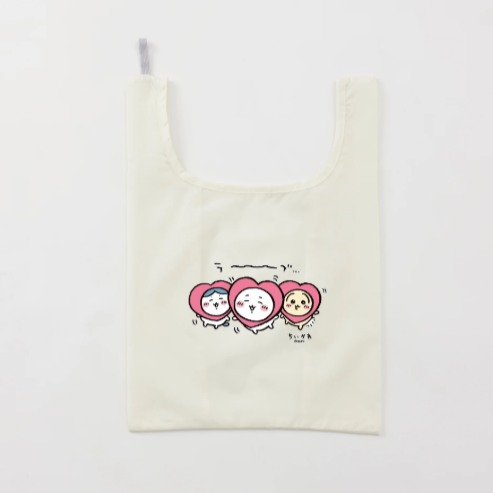 2026 Chiikawa Love Eco Bag Medium Size (心心款,4色)