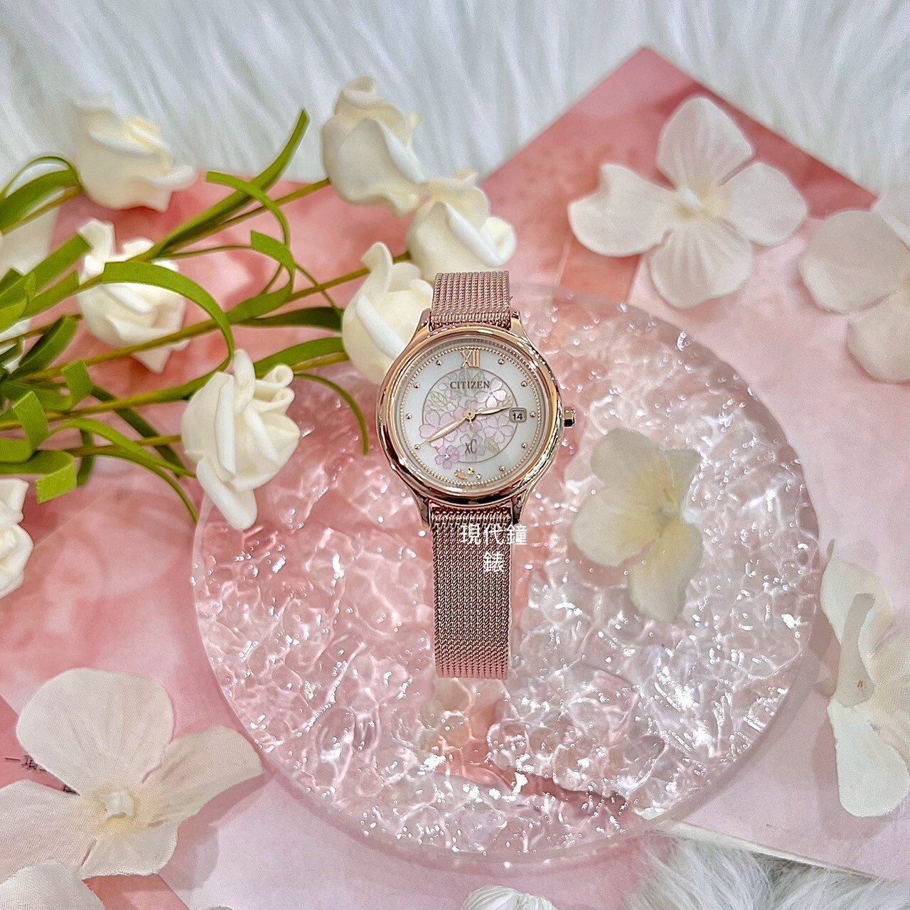 【CITIZEN 星辰】XC情人節推薦款 EW2638-56A 28mm 現代鐘錶