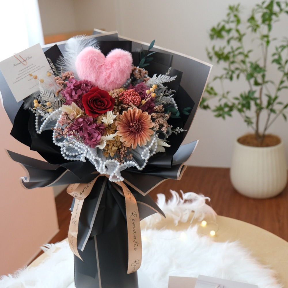 怦然心動 永生紅玫瑰 浪漫珍珠包裝