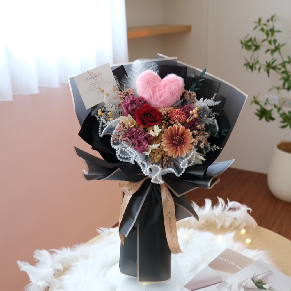 怦然心動 永生紅玫瑰 浪漫珍珠包裝