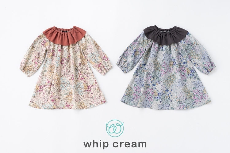 【日本whip cream】小花柄洋裝