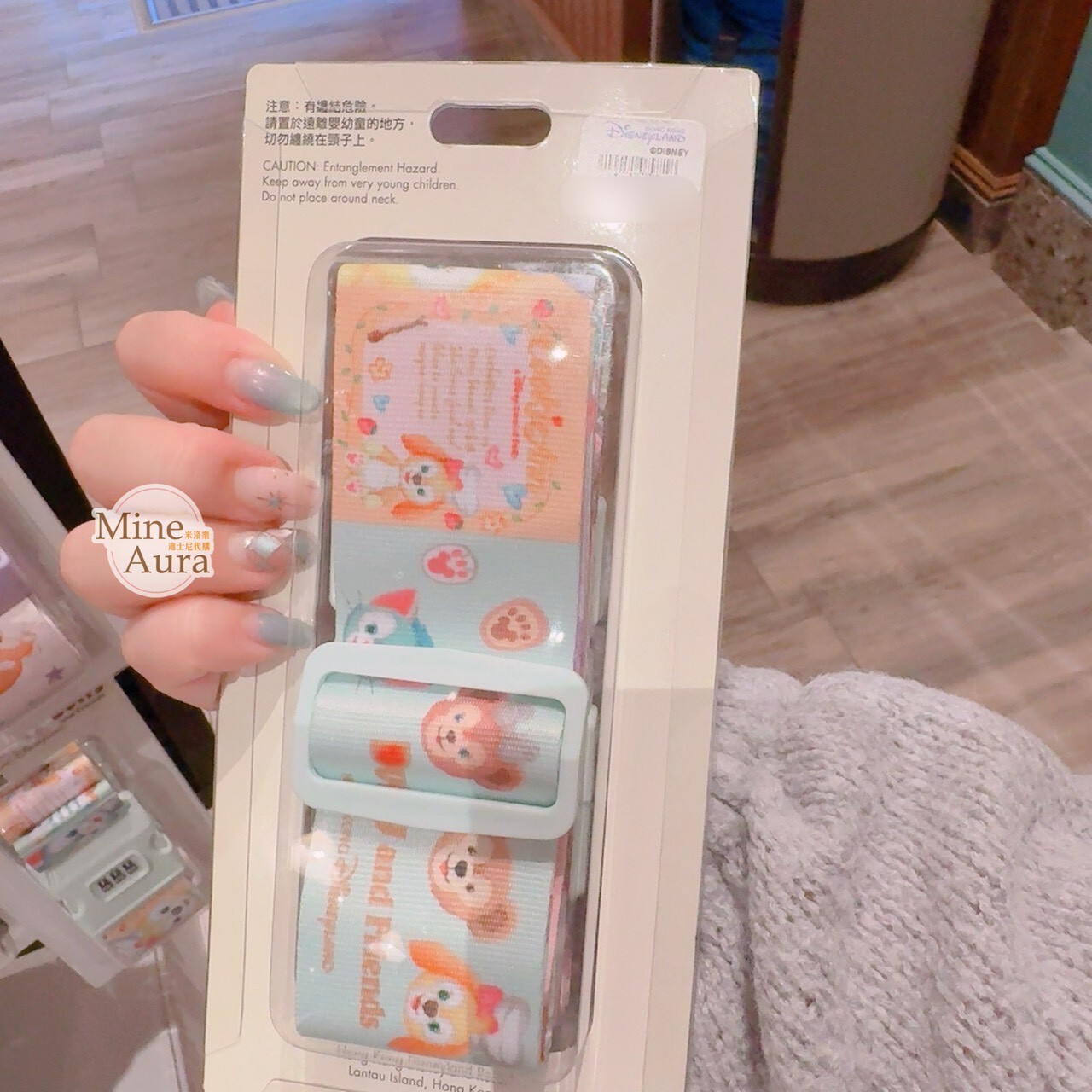 達菲 Duffy 與好友們 圖案 密碼鎖 行李束帶 D&F達菲系列 -香港迪士尼樂園