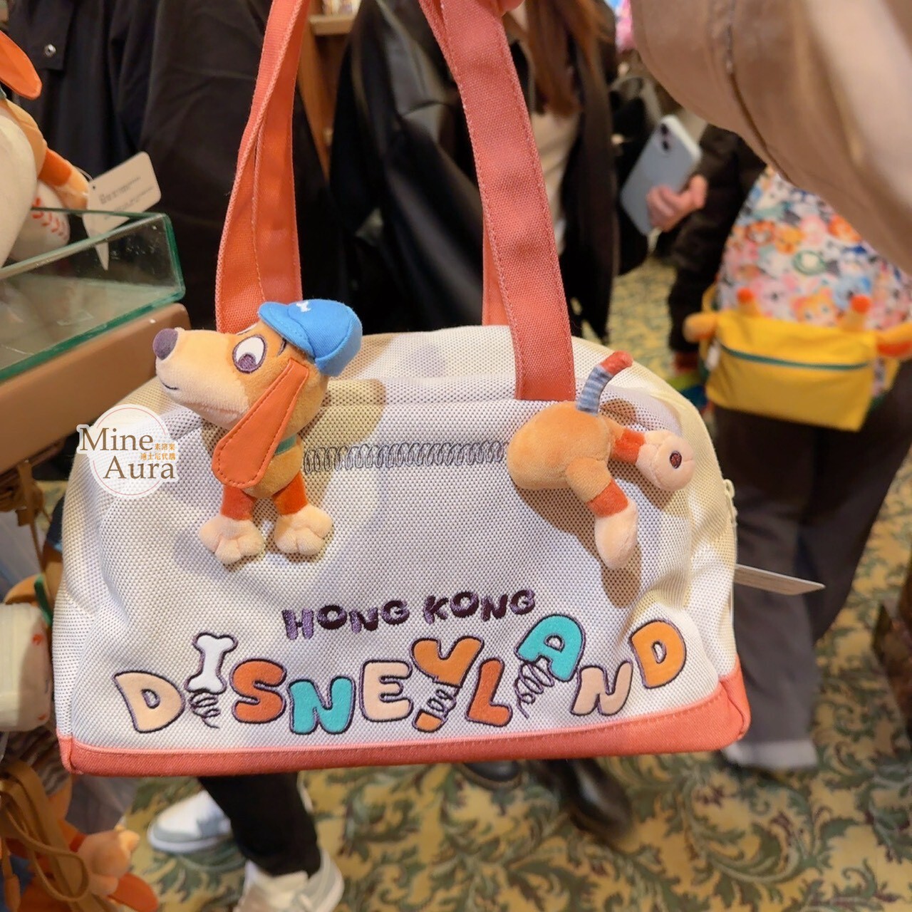 彈簧狗 Slinky Dog  棒球系列 絨毛 造型 手提包 玩具總動員 Toy Story -香港迪士尼樂園