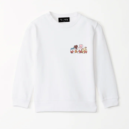 2026 Chiikawa Happy Valentine's Day Kids Sweatshirt (蝴蝶結款,5色)