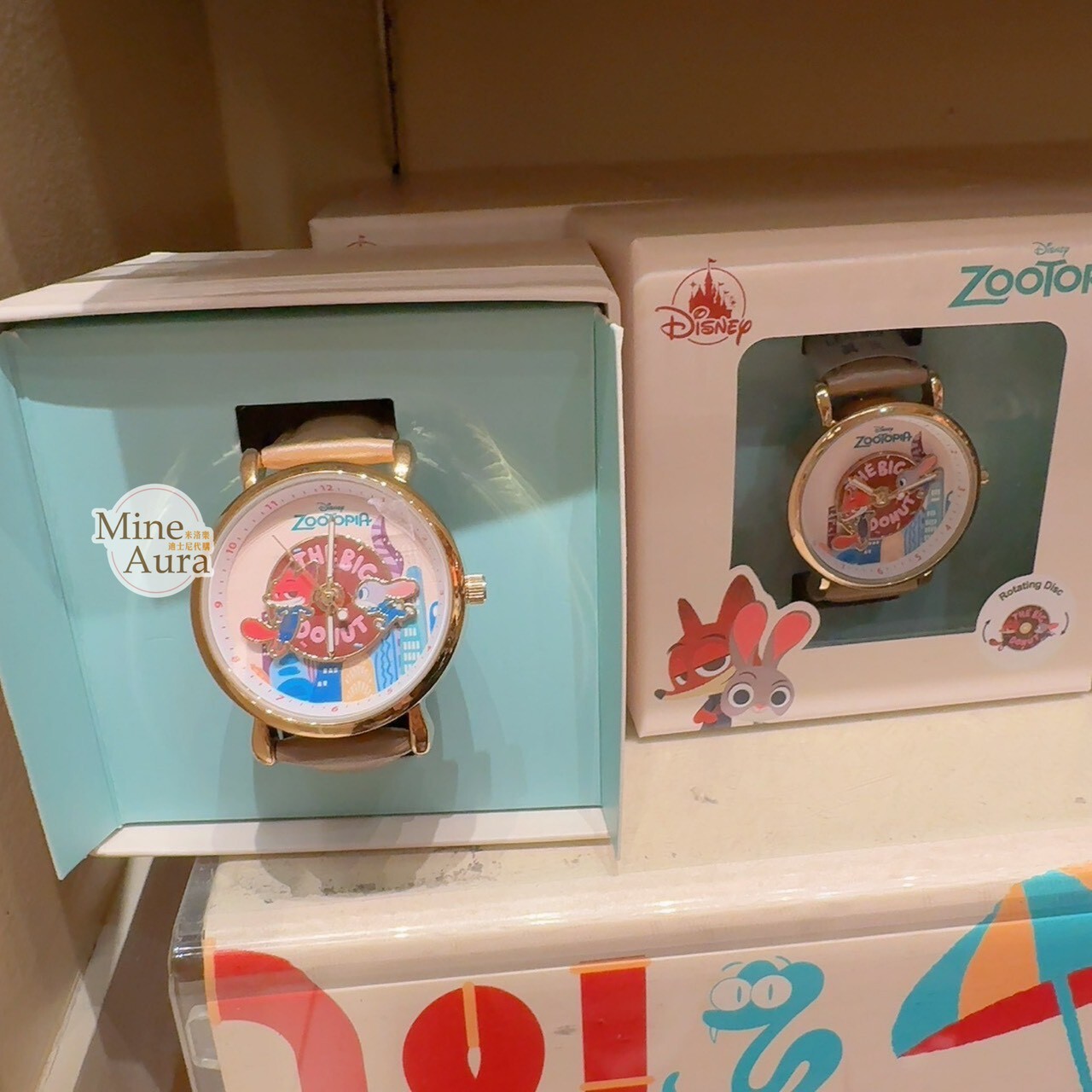 哈茱蒂 Judy 兔 胡尼克 Nick 圖案 手錶 動物方城市 Zootopia -香港迪士尼樂園