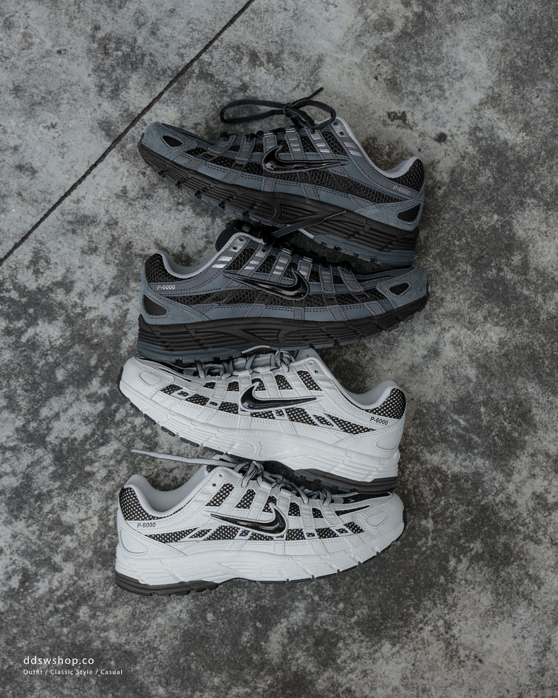 "代購" Nike P-6000 透氣 復古 男鞋 白色 IO8711-101