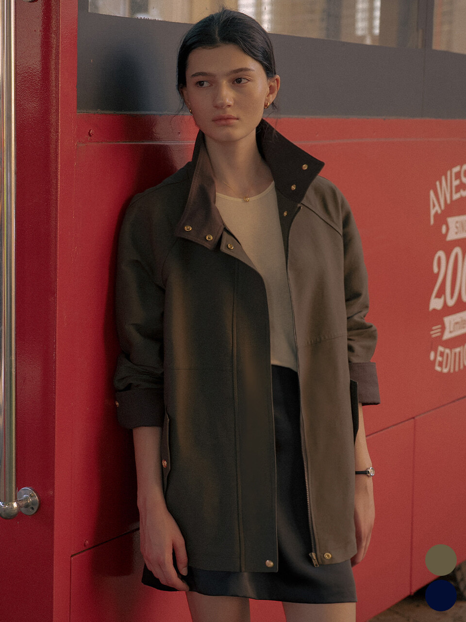 TILLIDIE Cotton work jacket