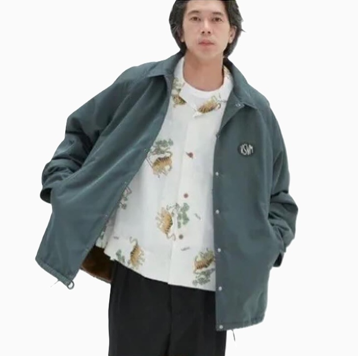 VISVIM COACH JACKET (WOOL/SLIK) - GREEN SIZE 2 PRE ORDER ITEM (預訂中)