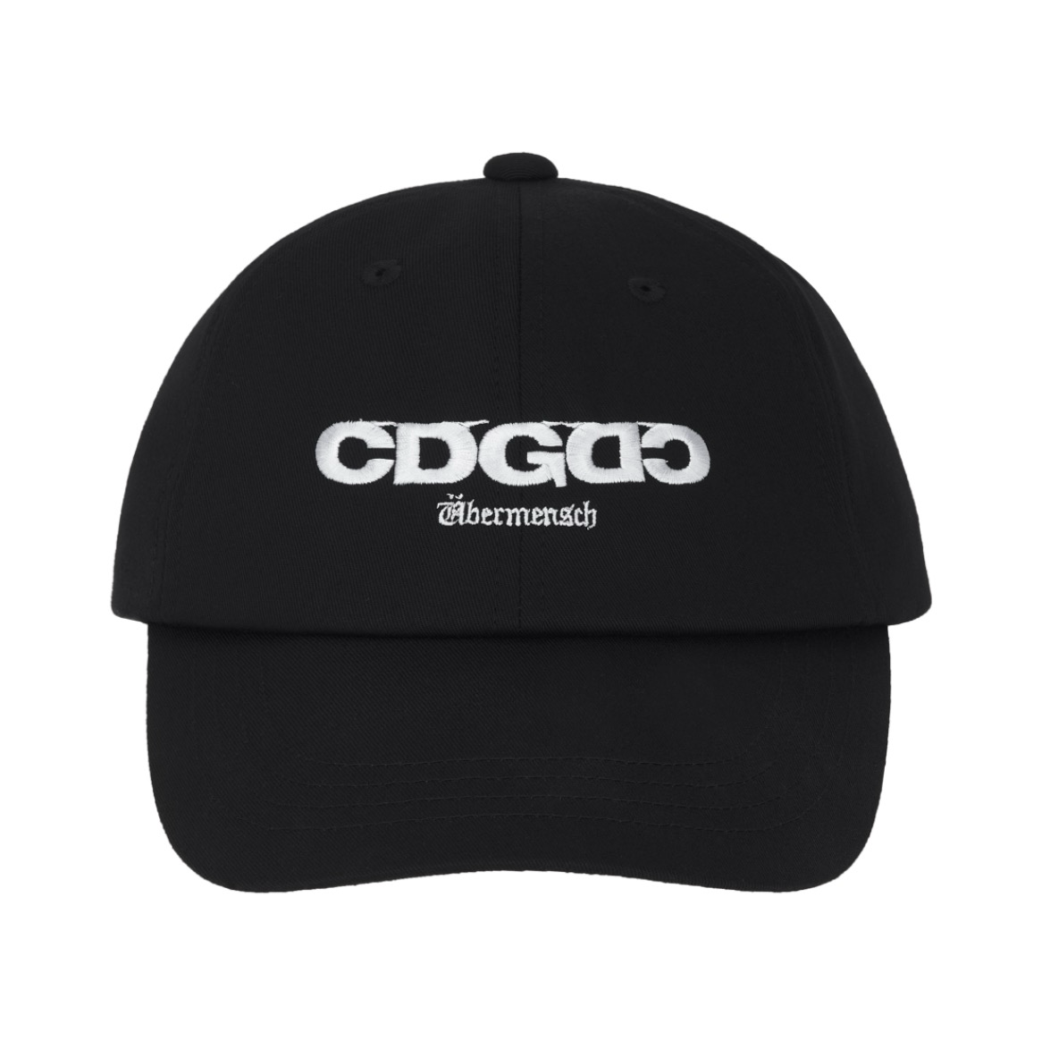 ［CDG x G-DRAGON Ubermensch］ CDGDC 經典黑色棒球帽