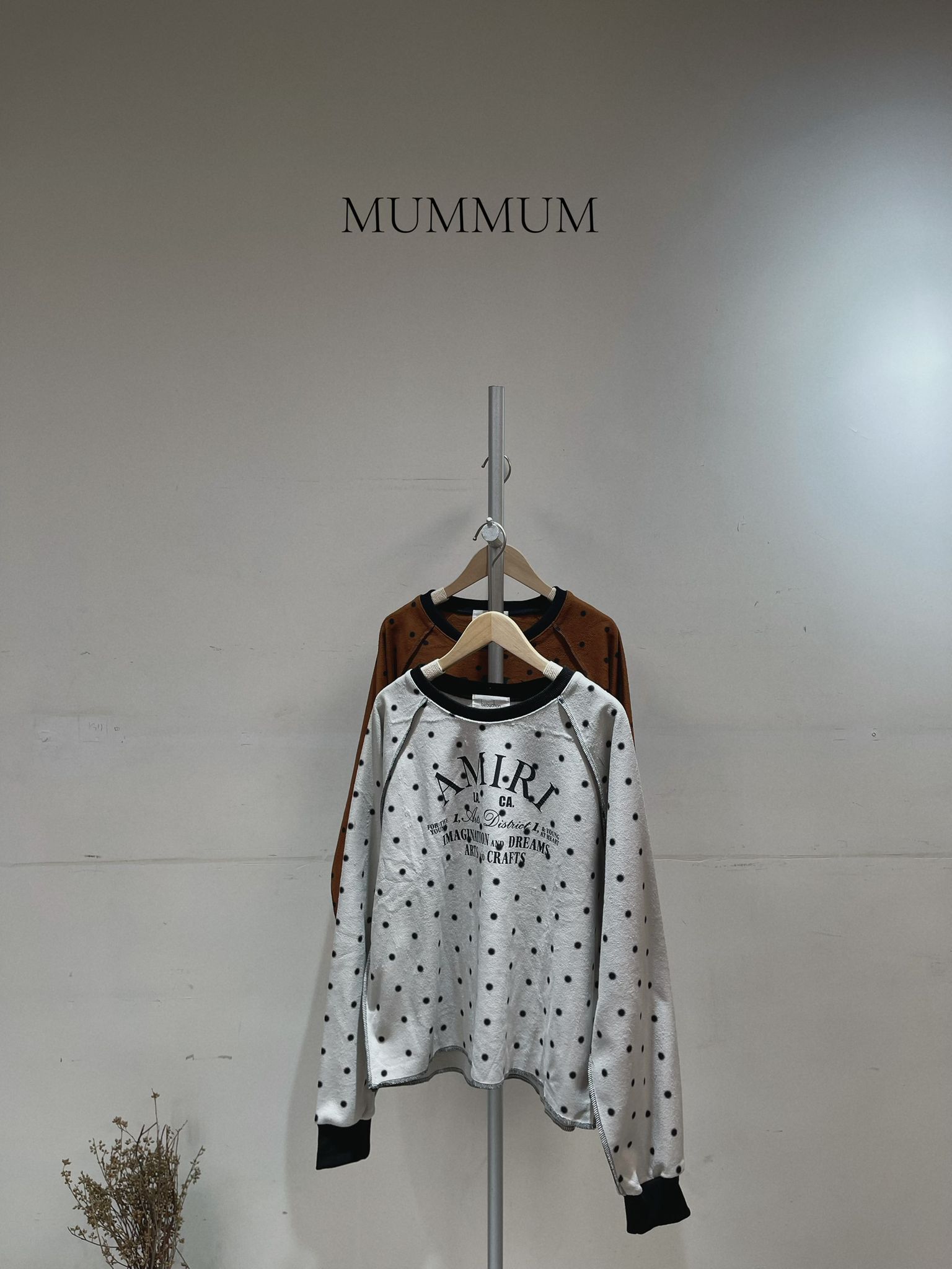 0213130a/字母暈染波點長袖百搭衛衣 44/44/23/注意：新年後