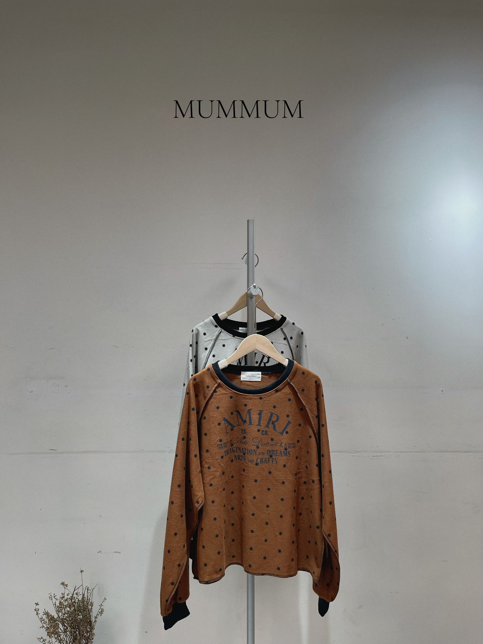 0213130a/字母暈染波點長袖百搭衛衣 44/44/23/注意：新年後