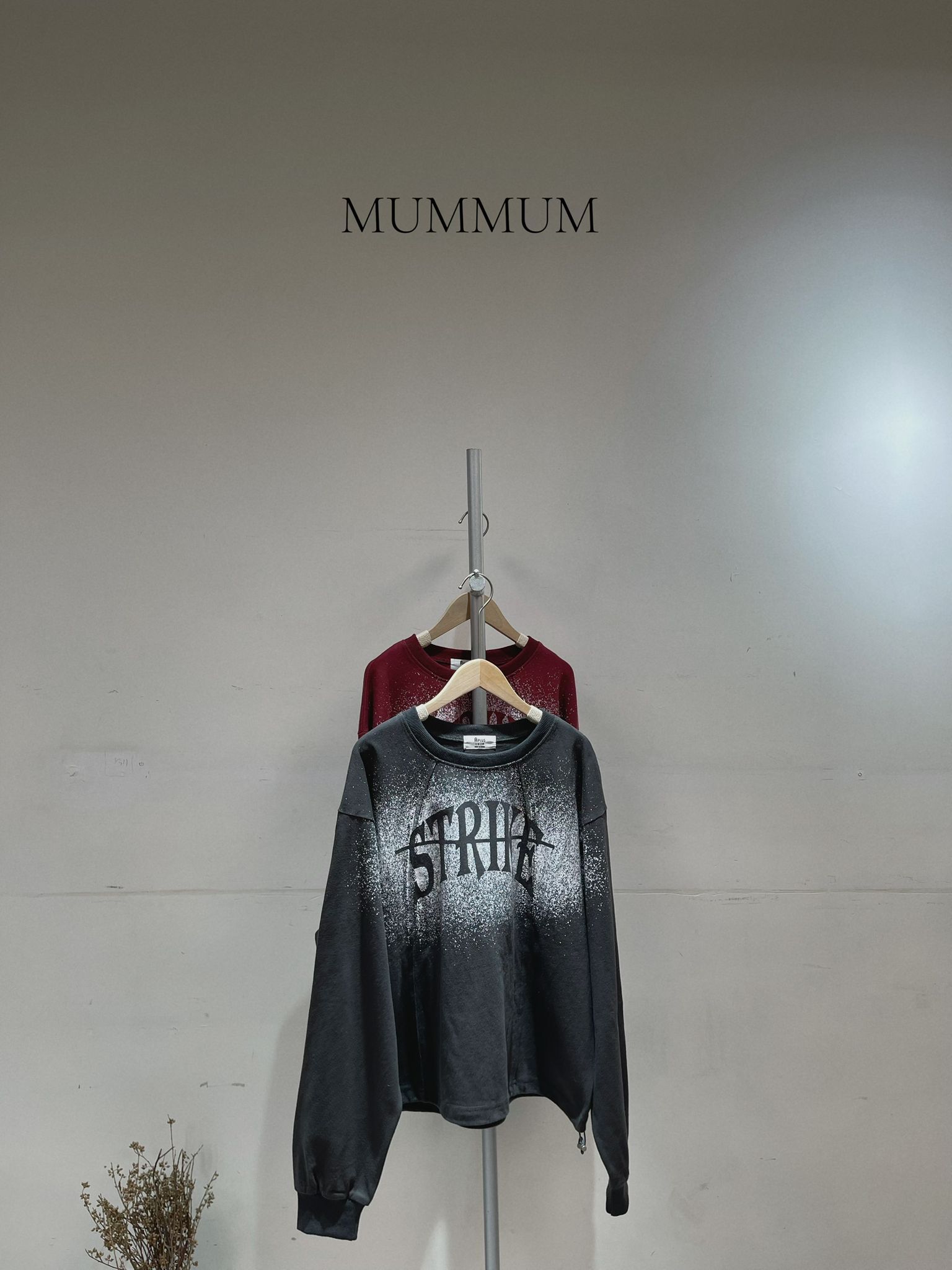 0213135a/雪白誇張字母百搭衛衣 48/48/23