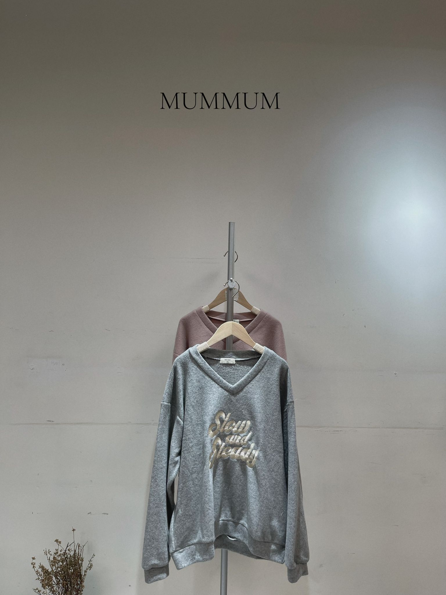 0213136a/可愛毛毛絨V領衛衣 50/44/25