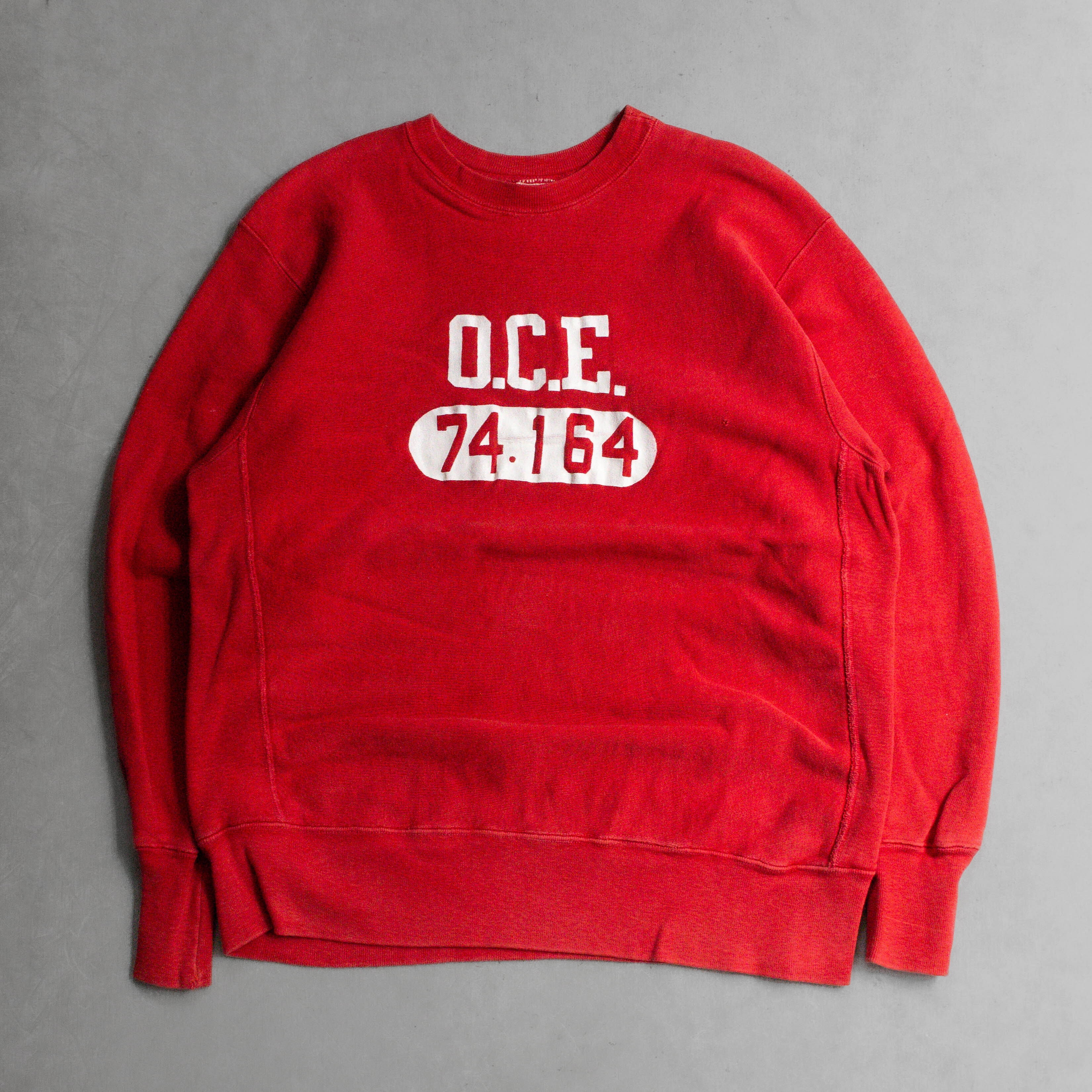 70S CHAMPION REVERSE WEAVE SWEATSHIRT 美國製 紅色 大學T