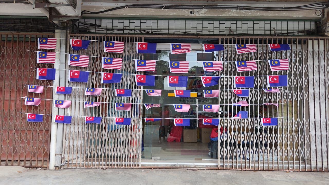 (Cotton) New Malaysia Johor Flagline/Bunting Malaysia Johor Flag/Bendera Malaysia Johor *READY STOCK*