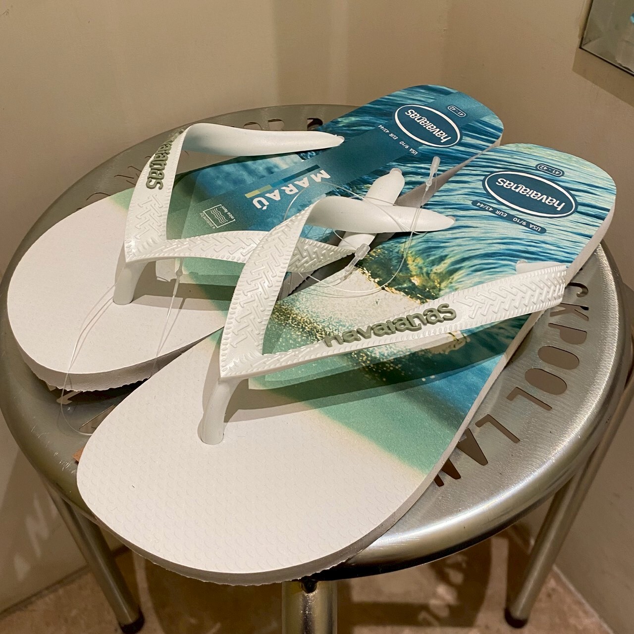 Havaianas 哈瓦仕 拖鞋 男女鞋 海浪 白 Top Surfer 4149971-0198M