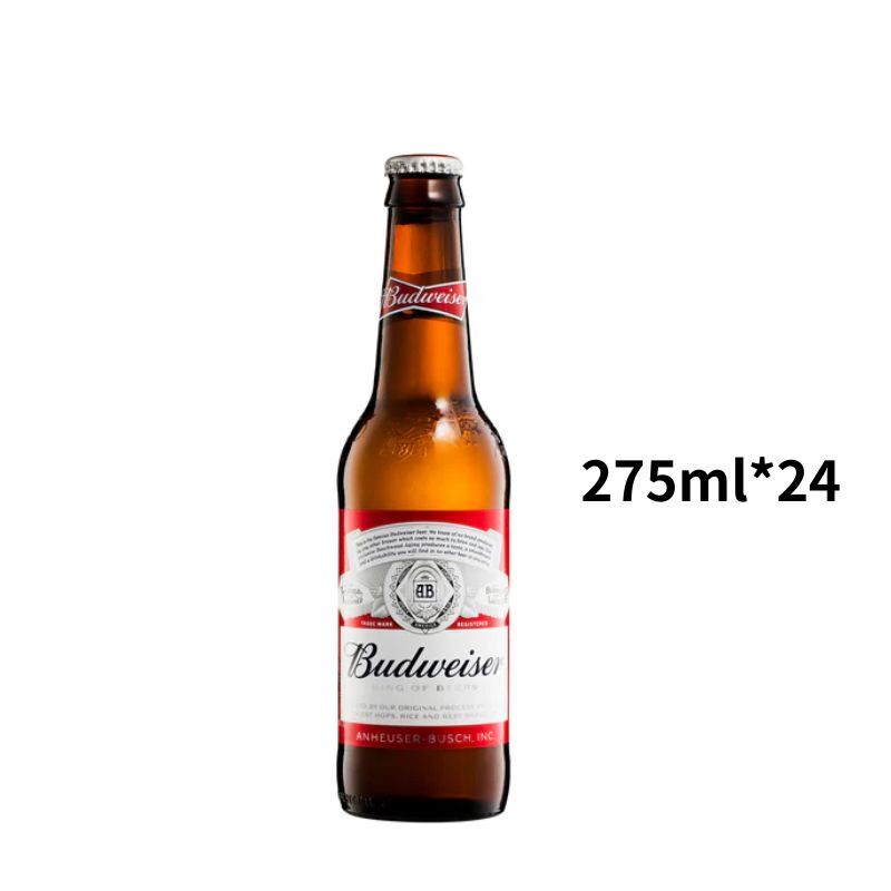 百威｜小玻璃275ml｜一箱24入