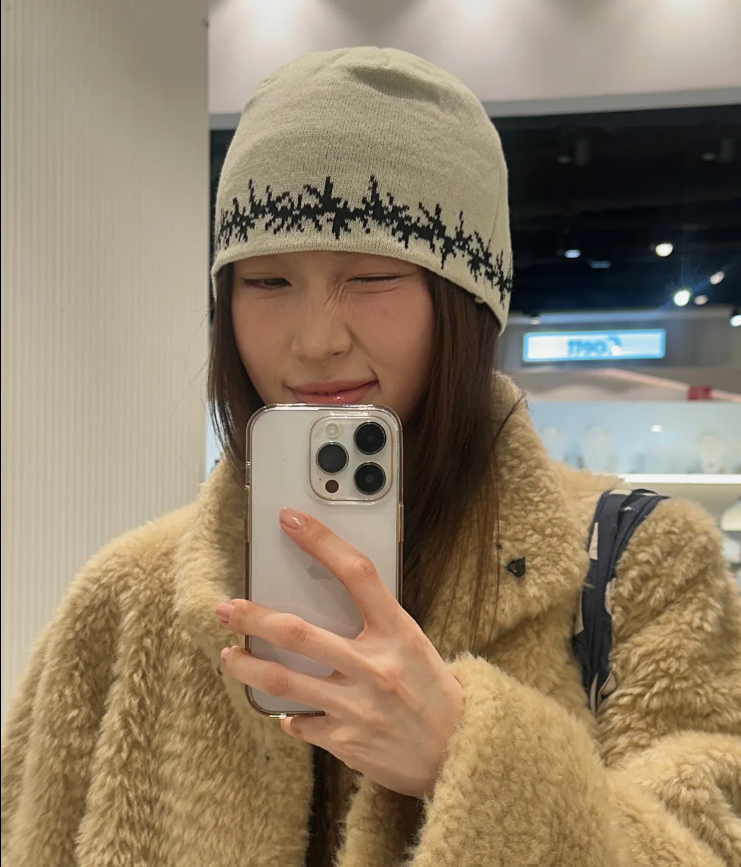 DENAGE 提花荊棘 針織冷帽