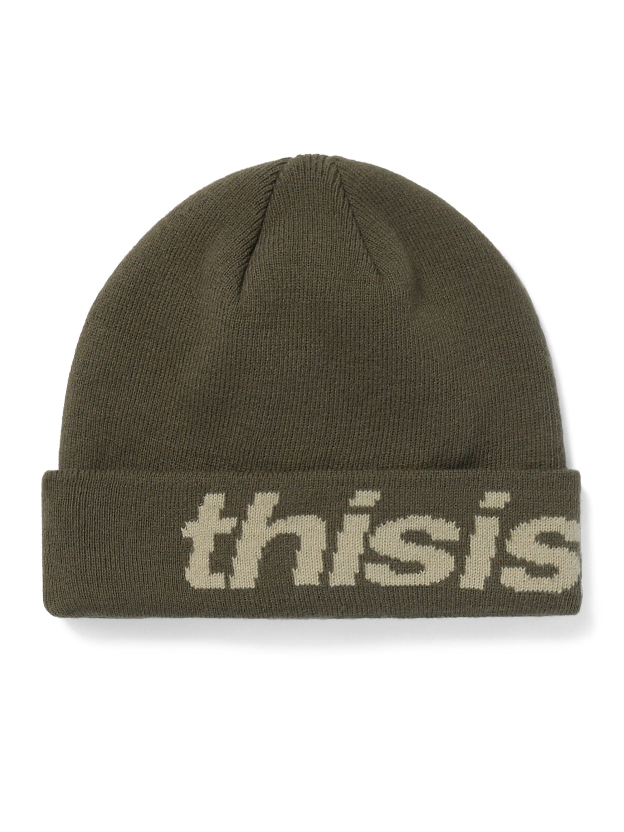 Thisisneverthat HSP-Logo Big Cuff Beanie