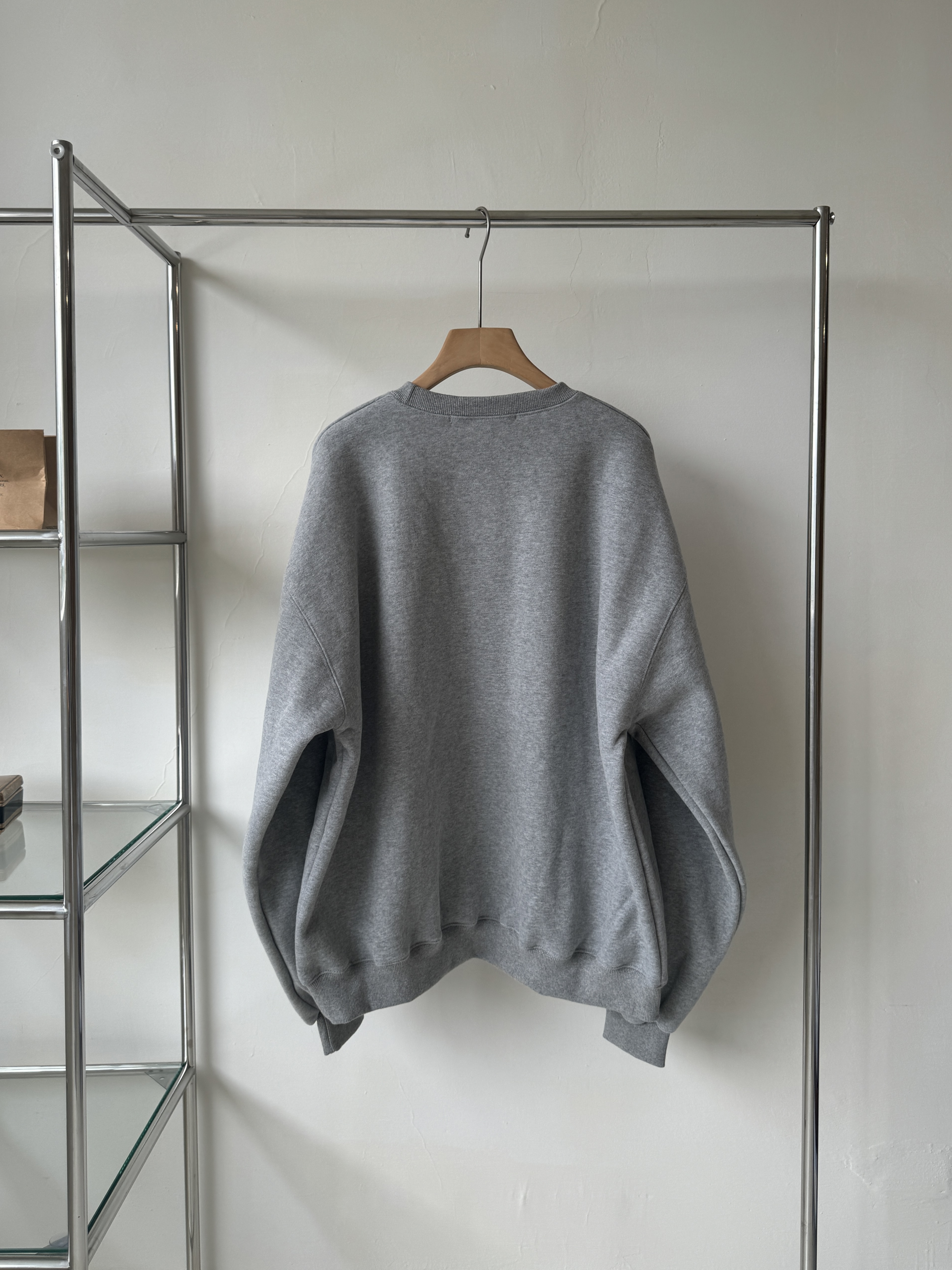 [現貨] TN MADE 26AW - Best Partners 優吉&布布熊復古印花衛衣 (灰)