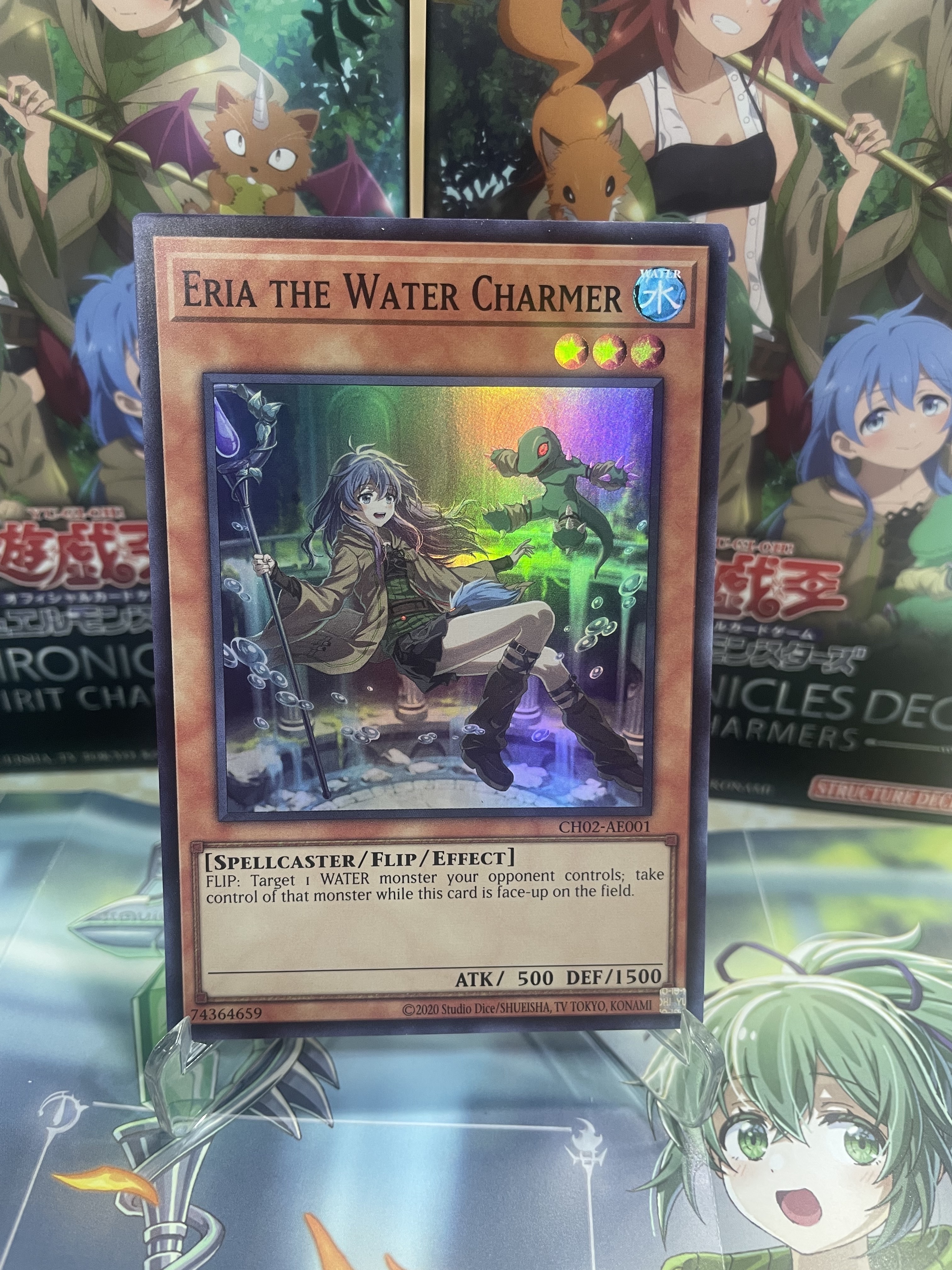 CH02-AE001 (SR)Eria the Water Charmer(水靈使 艾莉婭)