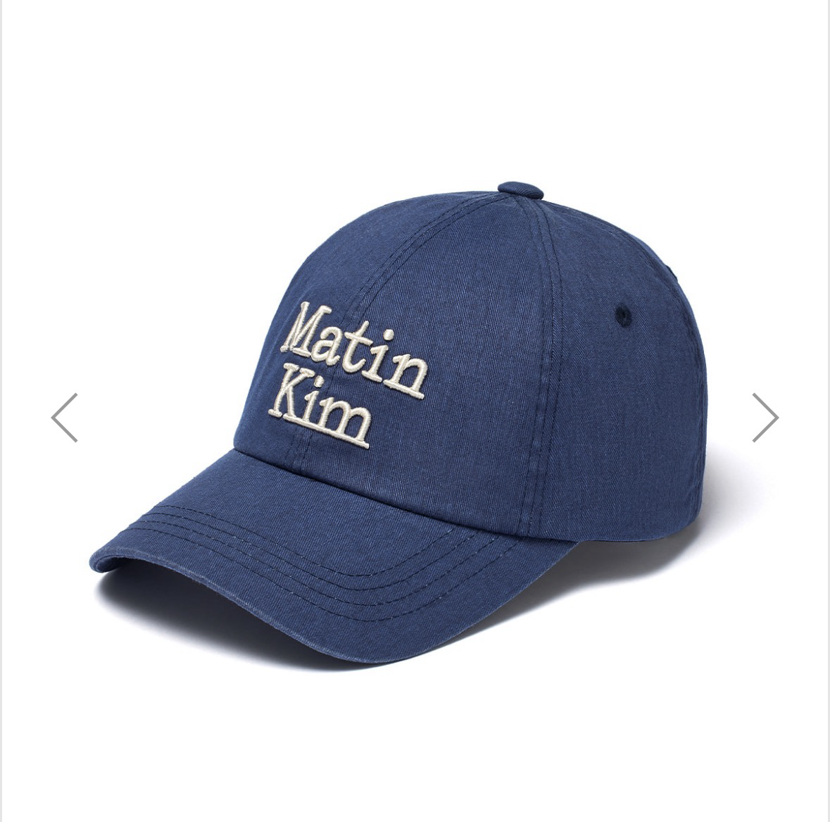 ［Matin Kim］Matin Volume Logo 棒球帽 海軍藍