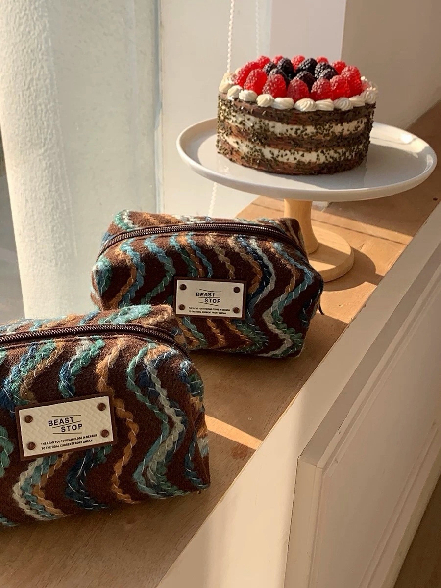 Me.gusta｜Cocoa Ripple 波紋可可收納包 ☕️🌊