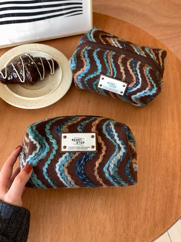 Me.gusta｜Cocoa Ripple 波紋可可收納包 ☕️🌊