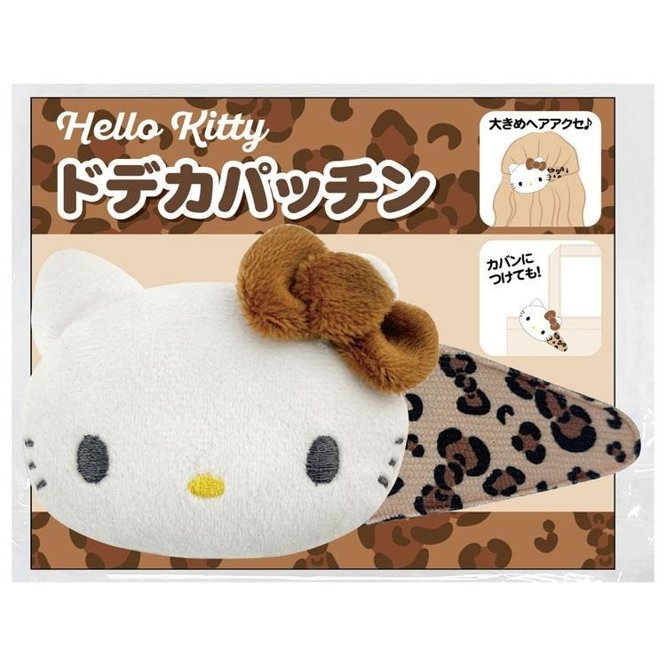 日本 Sanrio Hello Kitty 公仔頭多用途大髮夾