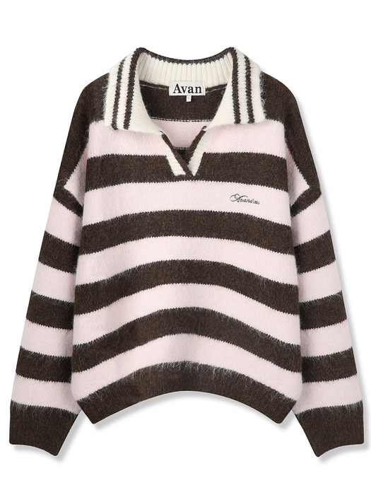 AVANDRESS Stripe Rugby Knit