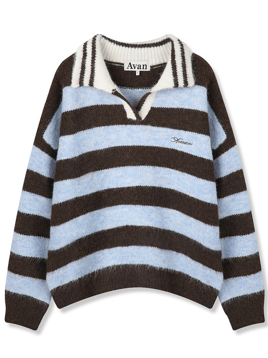 AVANDRESS Stripe Rugby Knit