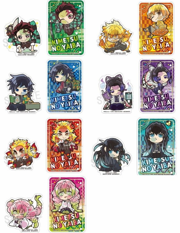 [代購][預訂] 鬼滅之刃 ぴた！でふぉめ 貼紙 SET