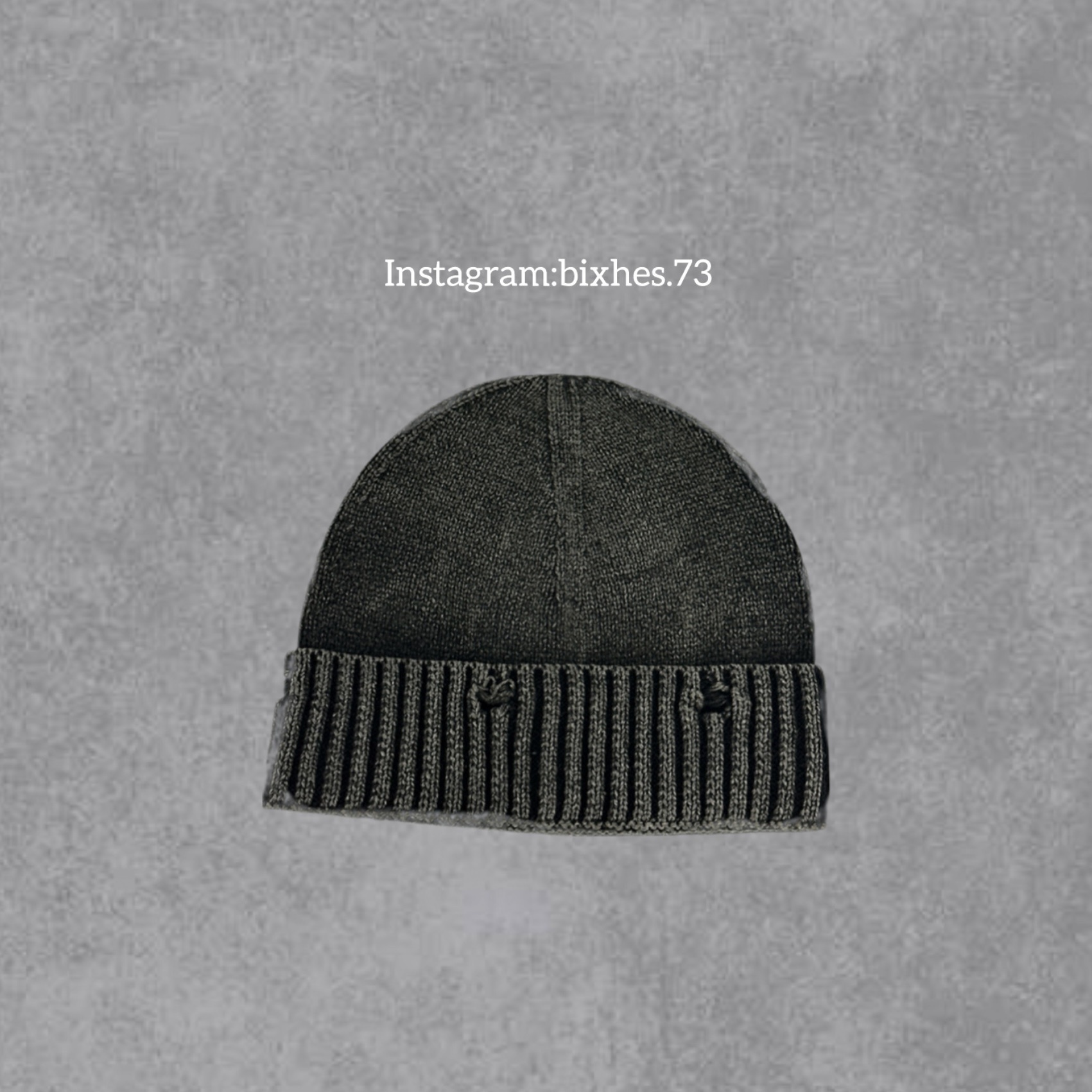 復古鐵鏽色毛帽(H00054)